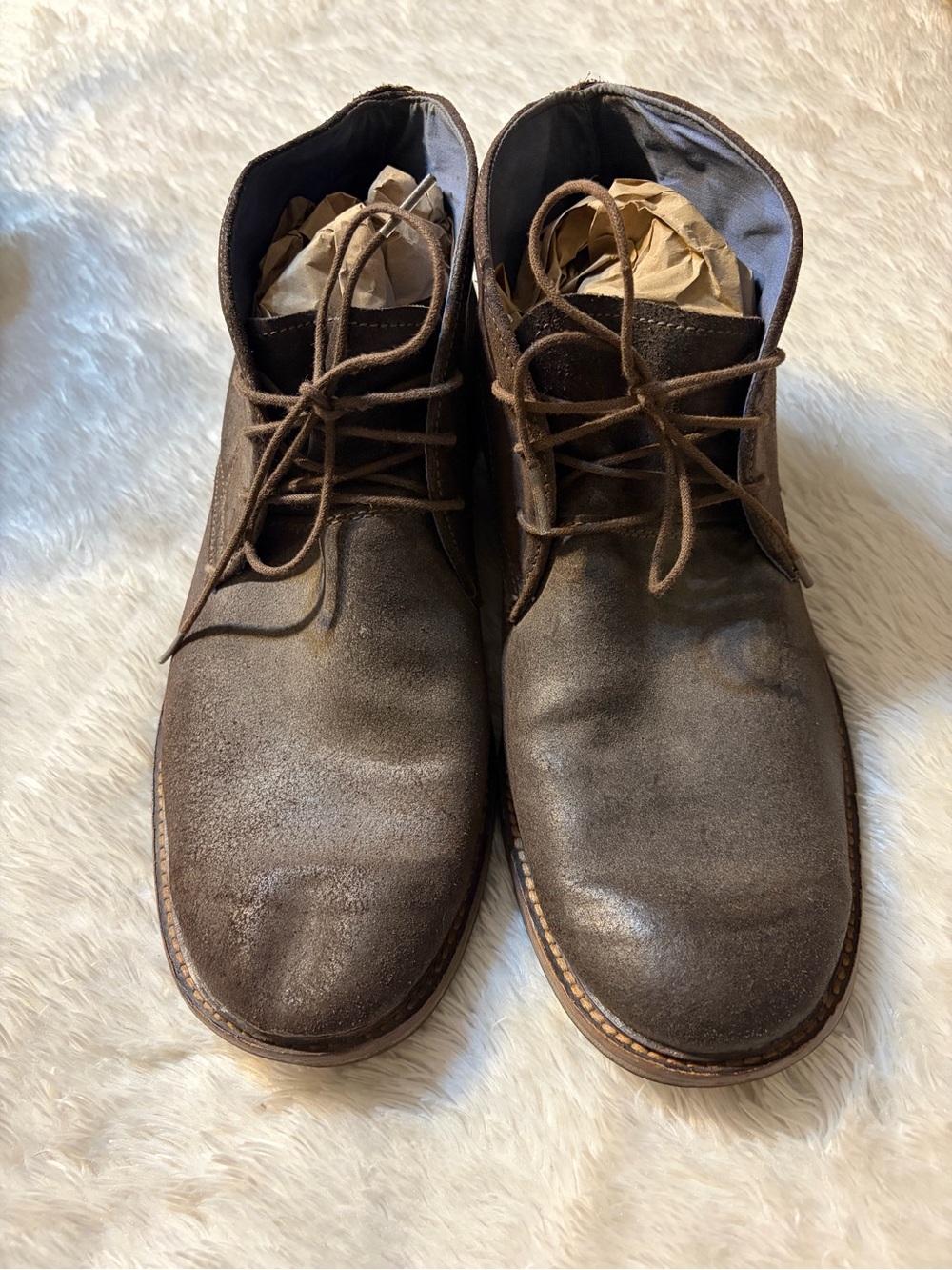Men's Brown Chukka Boots - Lace-Up Casual Boot